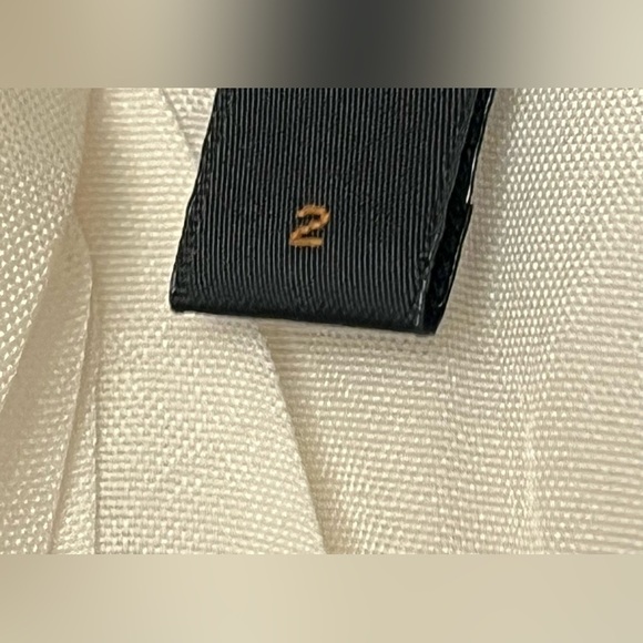 BCBG Blazer White Linen Size 2 - Picture 4 of 5